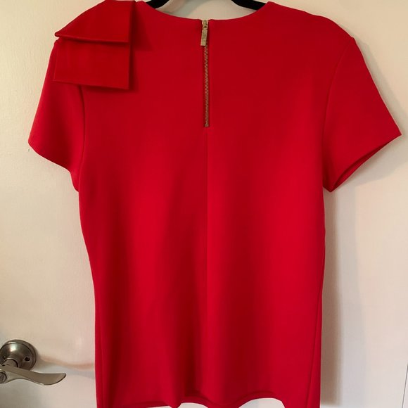 Cap sleeve red top - Picture 2 of 4